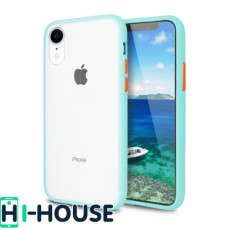 Чохол Gingle Series Case на iPhone Xr (Light Blue Orange)