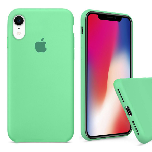 Чохол Silicone Case Full для iPhone XR (Spearmint)