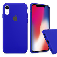 Чехол Silicone Case Full для iPhone XR (Ultramarine)