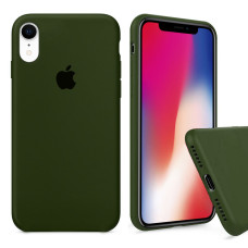 Чохол Silicone Case Full для iPhone XR (Oliva)