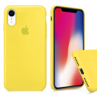 Чехол Silicone Case Full для iPhone XR (Canary Yellow)