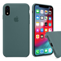 Чехол Silicone Case Full для iPhone XR (Pine Green)