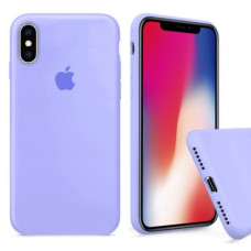 Чохол Silicone Case Full для iPhone XS / X (Glycine)