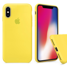 Чохол Silicone Case Full для iPhone XS Max (Canary Yellow)