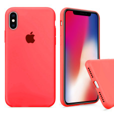Чохол Silicone Case Full для iPhone XS Max (Electric Pink)