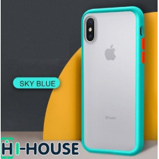 Чохол Gingle Series Case на iPhone Xs / X (Light Blue Orange)