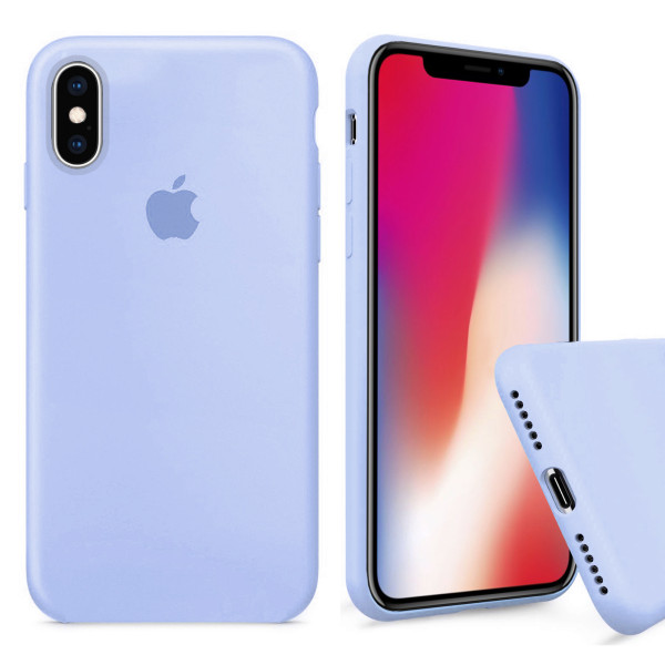 Чохол Silicone Case Full для iPhone XS Max (Sea Blue)