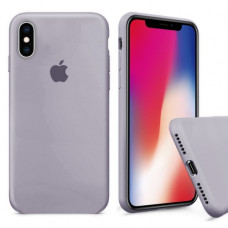 Чохол Silicone Case Full для iPhone XS / X (Lavender)