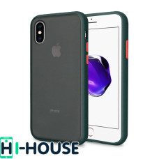 Чохол Gingle Series Case на iPhone Xs / X (Forest Green Orange)
