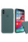 Чехол Silicone Case Full для iPhone XS / X (Pine Green)