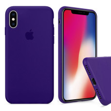 Чохол Silicone Case Full для iPhone XS Max (Ultra Violet)