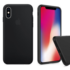 Чохол Silicone Case Full для iPhone XS / X (Black)