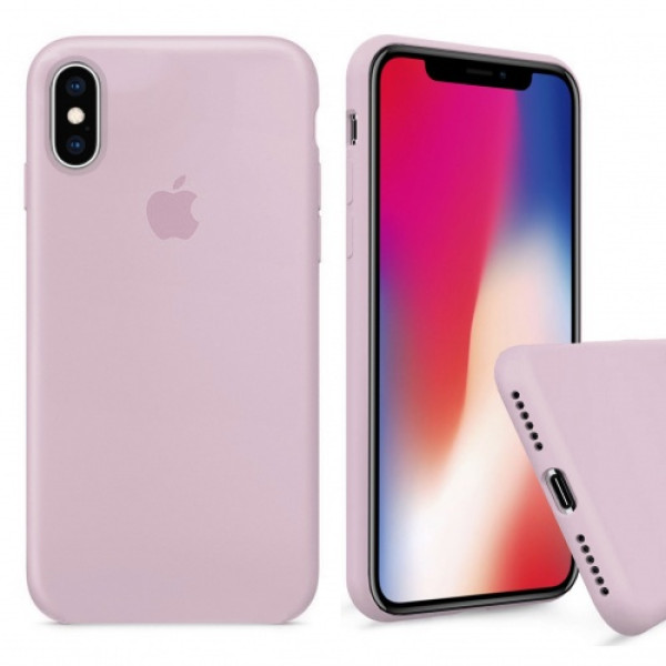 Чехол Silicone Case Full для iPhone XS Max (Pink Sand)
