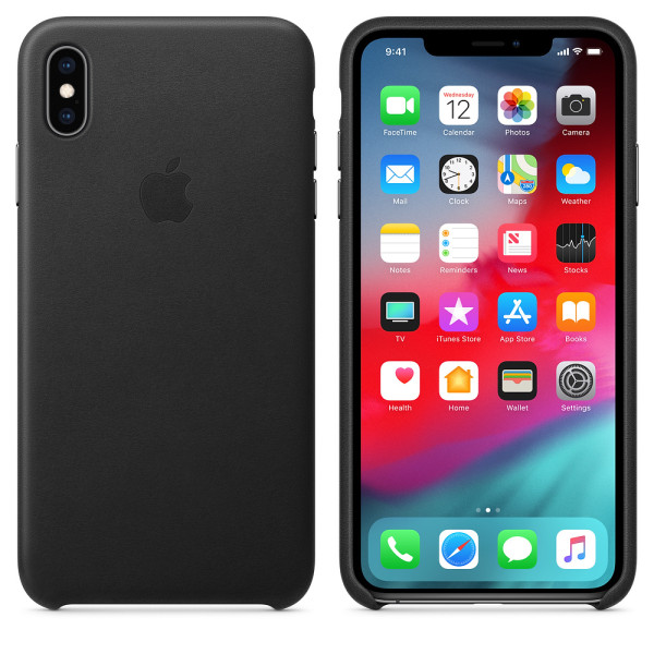 Чехол Good Leather Case для iPhone XS Max (Black)