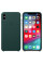 Чехол Good Leather Case для iPhone XS Max (Forest Green)