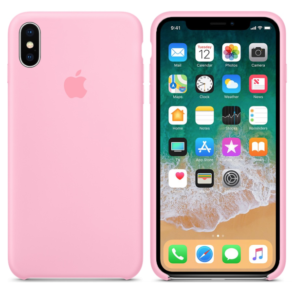 Чехол Silicone Case для iPhone XS Max (Pink) OEM