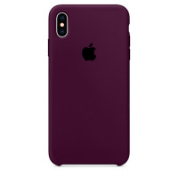 Чехол Silicone Case для iPhone XS Max (Marsala) OEM
