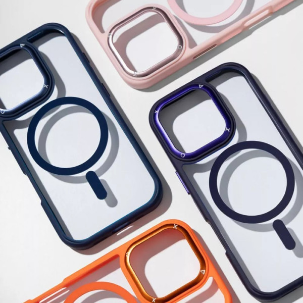 Чохол для iPhone 15 Pro Proove Clear Essence Case with Magnetic Ring (Gray)