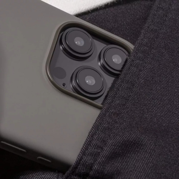 Чехол для iPhone 15 Pro Proove Silicone Case with Magnetic Ring (Clay)