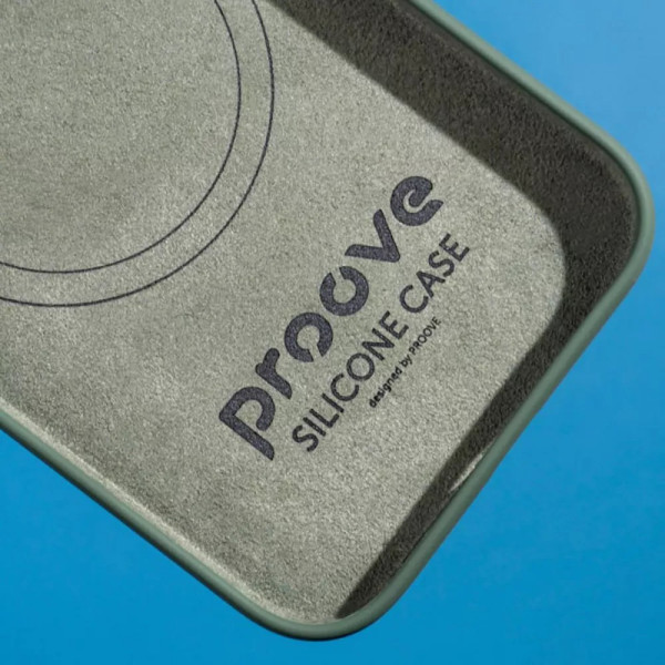 Чехол для iPhone 15 Pro Proove Silicone Case with Magnetic Ring (Clay)