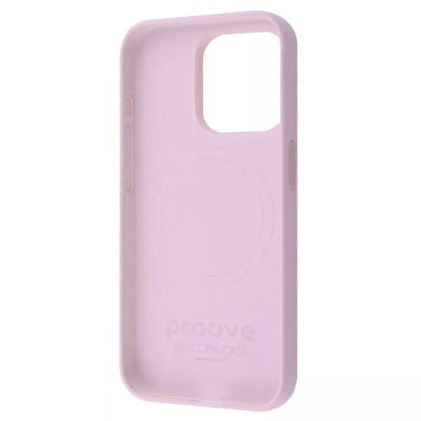 Чехол для iPhone 15 Pro Proove Silicone Case with Magnetic Ring (Clay)