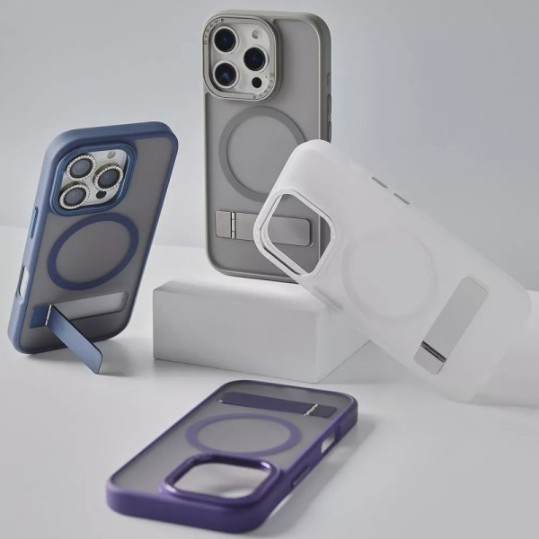 Чехол для iPhone 15 Pro Proove Mainstay Case with Magnetic Ring (Gray)