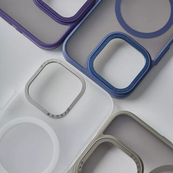 Чехол для iPhone 15 Pro Proove Mainstay Case with Magnetic Ring (Gray)