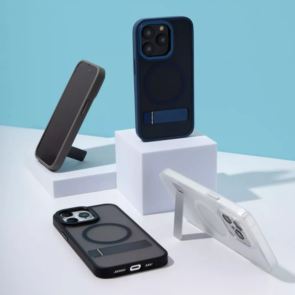 Чехол для iPhone 15 Pro Proove Mainstay Case with Magnetic Ring (Gray)
