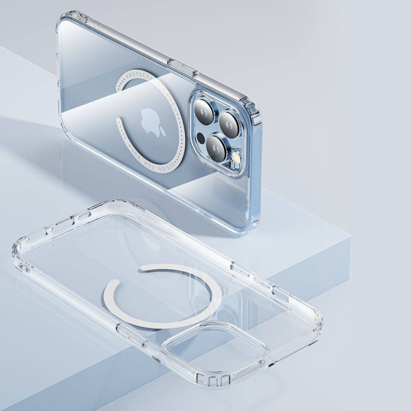 Чехол на iPhone 13 Rock Pure Series + MagSafe (Transparent)