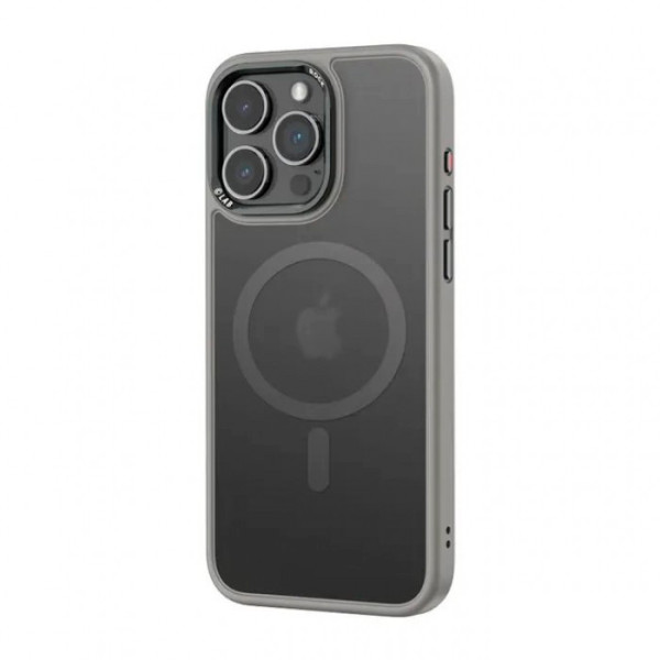 Чехол для iPhone 15 Pro ROCK Metal-Lens Shield with Magnetic (Titanium Gray)