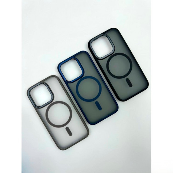 Чехол для iPhone 15 Pro ROCK Metal-Lens Shield with Magnetic (Titanium Gray)