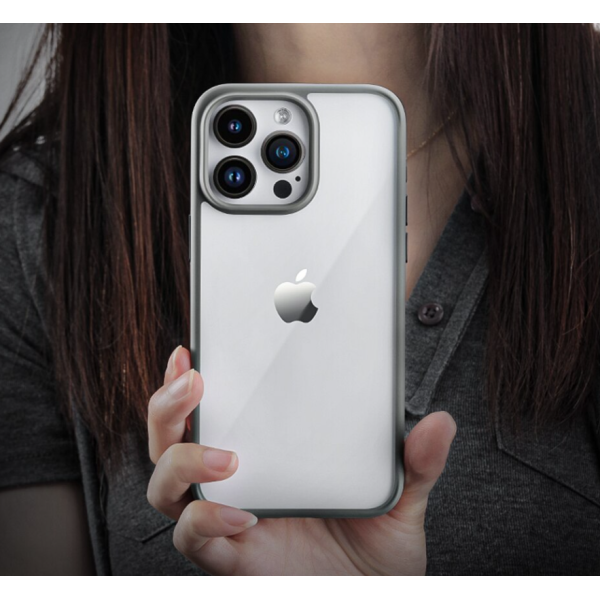 Чохол для iPhone 15 Pro Max Rock Guard Series Clear (Blue)