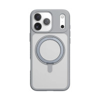 Чехол для iPhone 17 Pro Max Rock Rotating Stand Protection Magnet (Gray)
