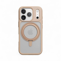 Чехол для iPhone 17 Pro Max Rock Rotating Stand Protection Magnet (Gold)