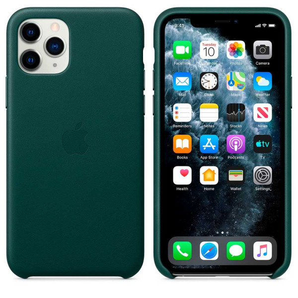 Чехол Good Leather Case iPhone 11 Pro Max (Forest Green)