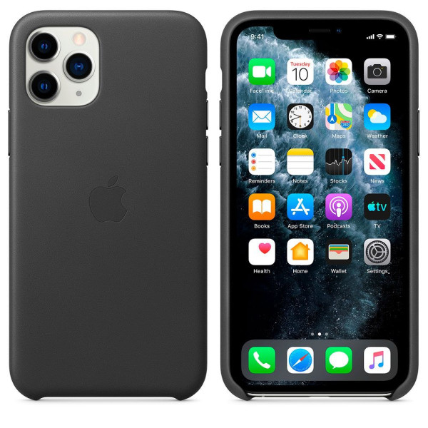 Чехол Good Leather Case iPhone 11 Pro Max (Black)