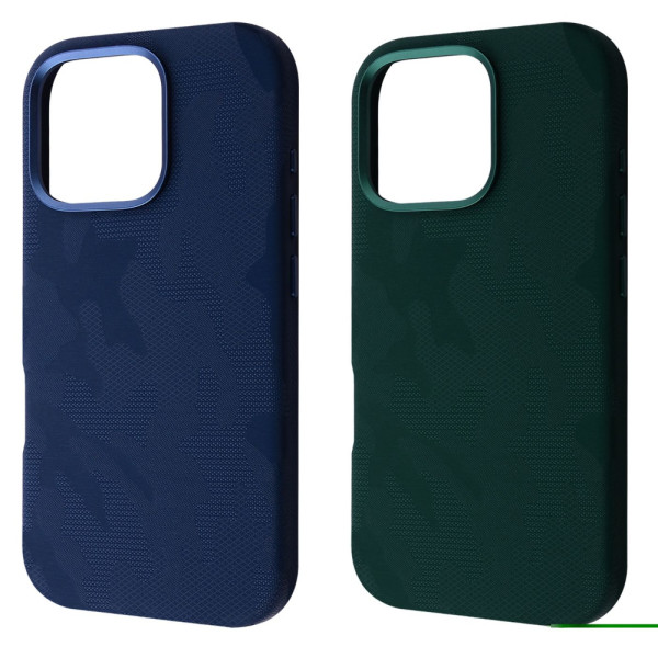 Чехол WAVE Khaki Case with Magnetic Ring iPhone 16 Pro Max (темно-синий)