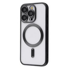 Чехол Wave Metal Matte Case with Magnetic Ring iPhone 16 Pro Max (чёрный титан)