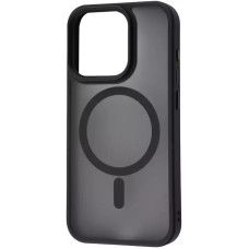 Чeхол для iPhone 15 Pro WAVE Matte Insane Case with MagSafe (Black)
