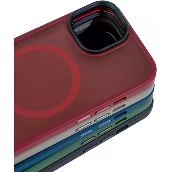 Чeхол для iPhone 15 Pro WAVE Matte Insane Case with MagSafe (Black)
