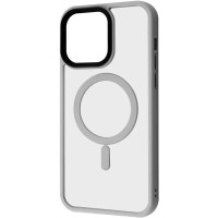 Чeхол для iPhone 15 Pro WAVE Matte Insane Case with MagSafe (Gray)