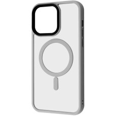 Чeхол для iPhone 15 Pro WAVE Matte Insane Case with MagSafe (Gray)