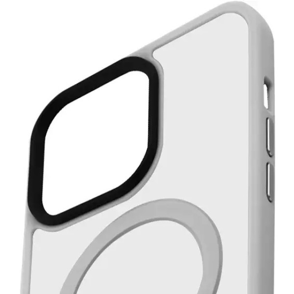 Чeхол для iPhone 15 Pro WAVE Matte Insane Case with MagSafe (Gray)