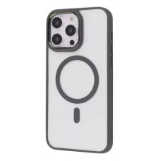 Чeхол для iPhone 15 Pro Wave Ardor Case with MagSafe (Gray)