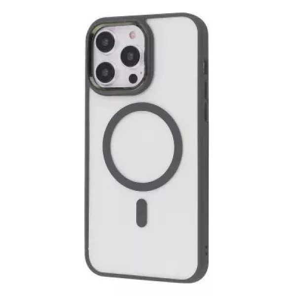 Чeхол для iPhone 15 Pro Wave Ardor Case with MagSafe (Gray)