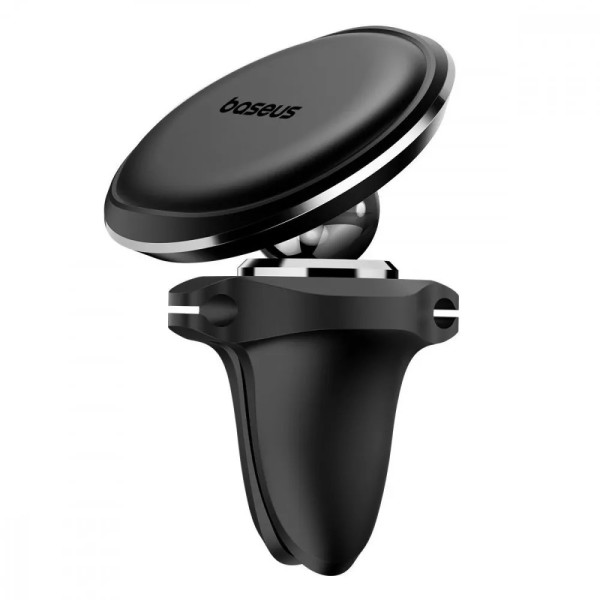 Автомобільний тримач Baseus Magnetic Car Mount with Cable Clip Air Vent Version (Black)