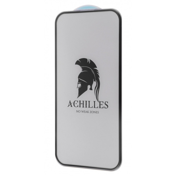 Захисне скло для iPhone 15 Pro Max - Full Screen ACHILLES 9H (Black)