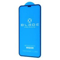 Захисне скло для iPhone 14 Pro BLADE ANTISTATIC Series Full Glue (Black)