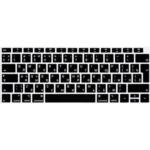 Силиконовая накладка на клавиатуру для MacBook Air 13.3" 2018-2019 (A1932) EU