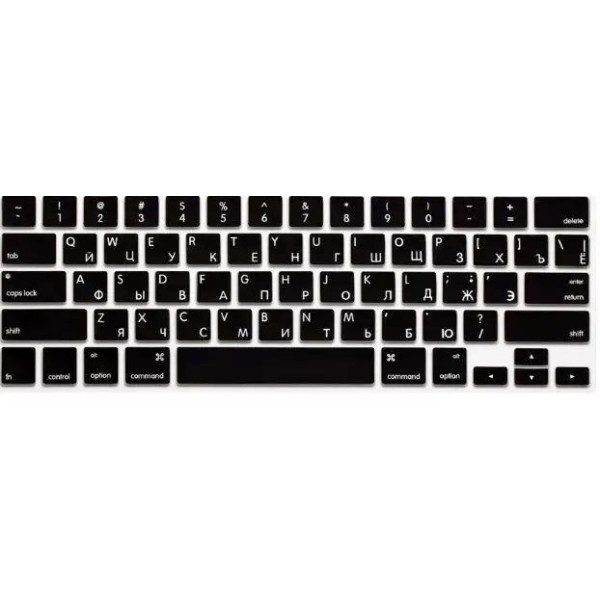 Силиконовая накладка на клавиатуру для MacBook Pro 13.3"/15.4" (2016-2019) US
